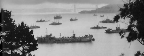 Convoy at Anchor - WWII